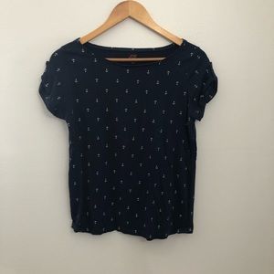 Joe Fresh navy anchor tee